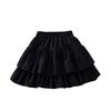 Girls' College Style Pleated Skirt - Anti-Exposure, Puffy Design for All Seasons