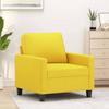 VidaXL Armchair, Seat with Cushion, Chair with Padded Backrest and Armrests, Living Room Furniture, Modern, 359152