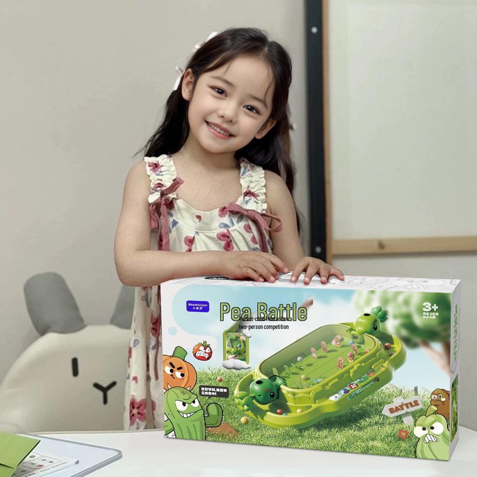 Children's Marble Shooter Game: Family Edition - Educational Elastic Toy for Concentration and Amusement