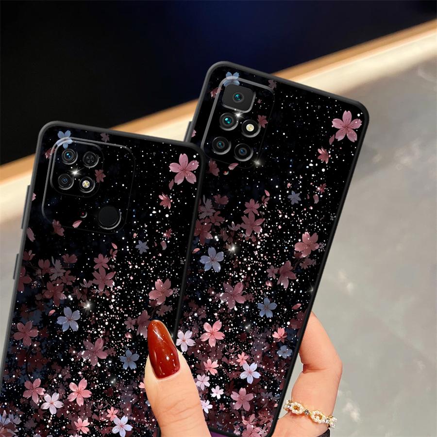 Funda Phone Cover Case for Xiaomi Mi 10T 11T 14 12X 13 Lite 12 12T Pro 11 Shining Flowers