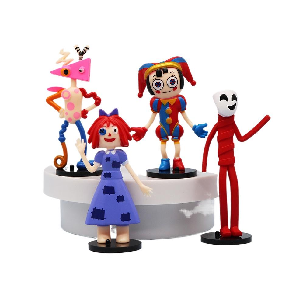 8 Stück/Set The Amazing Digital Circus Anime Cartoon Charaktere Figur GK Modell PVC Actionfiguren Spielzeug Trendspiel Kinder Geburtstagsgeschenk