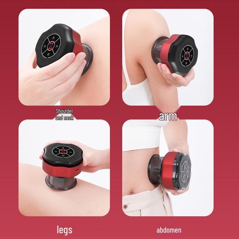 Akıllı Vakum Hacamat & Isıtma Masaj Aleti: Elektrikli Vakum, Meridyen Drenajı ve Fizyoterapi Aleti.