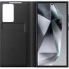 Galaxy S23 Ultra & S24 Ultra Smart View Wallet Case Protective Cover, Black - Compatible with Samsung Devices