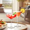10-Ounce Plastic Martini Glasses,Plastic Cocktail Glasses,Reusable,Shatter-Proof, Perfect for Poolside,Outdoors,Camping