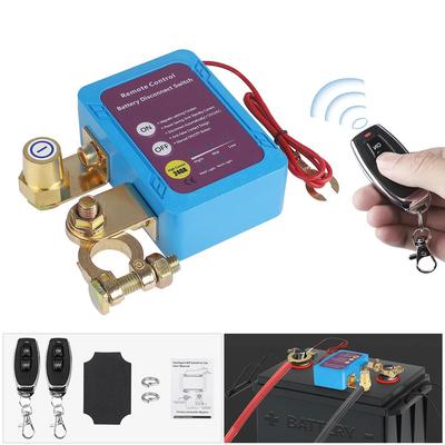 For Car Truck RV 1 Set Car Kill Switch Anti-Theft Remote Battery Disconnect Switch 12v 240A With Smart Voltage For Car Truck RV
