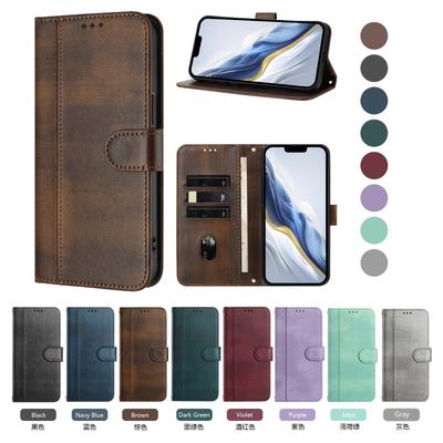 Brieftasche mit Kartensteckplatz, Ständer, magnetischer Flip-Ledertasche für iPhone 16 Pro Max 16e 15 Plus 14 13 12 11 8 7 XS XR SE 2020 2022