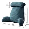 Cozy Supportive Reading Pillow for Bed, Lumbar Cushion Relaxing