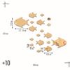 Bubble Fish Acrylic Mirror Wall Sticker - Self-Adhesive Nursery Décor