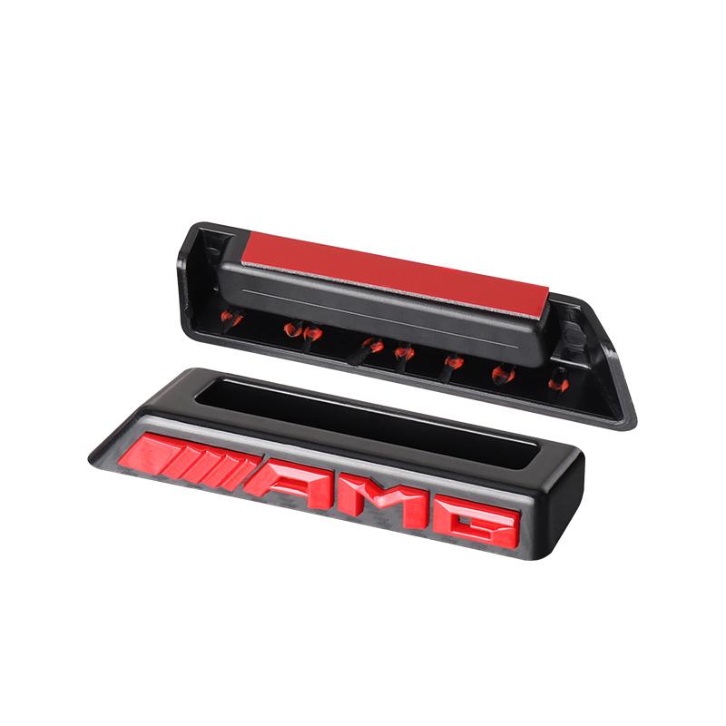 1 Peça Emblema AMG 3D ABS Adesivo de Emblema para Grade Frontal de Carro Para Mercedes Benz Amg X156 W204 W205 W203 W211 W212 W169 GLC CLK CLA A180