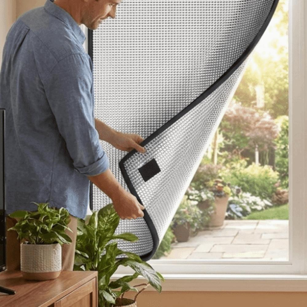 Anti-UV Aluminum Foil Magnetic Barrier No Adhesive Window Insulation Film for Home