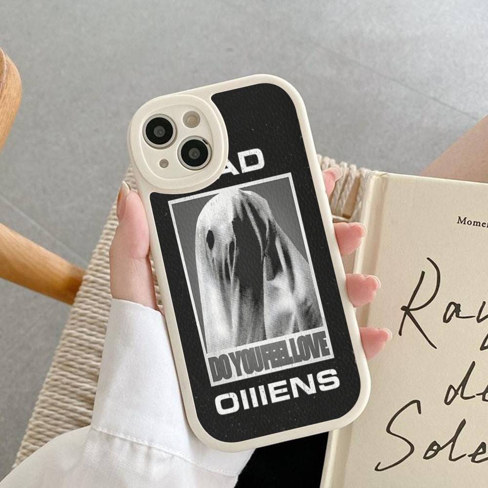 Bad Omens Music Band Leather Phone Case For IPhone 16 15 14 13 12 11 Pro Max Plus Shockproof Cover