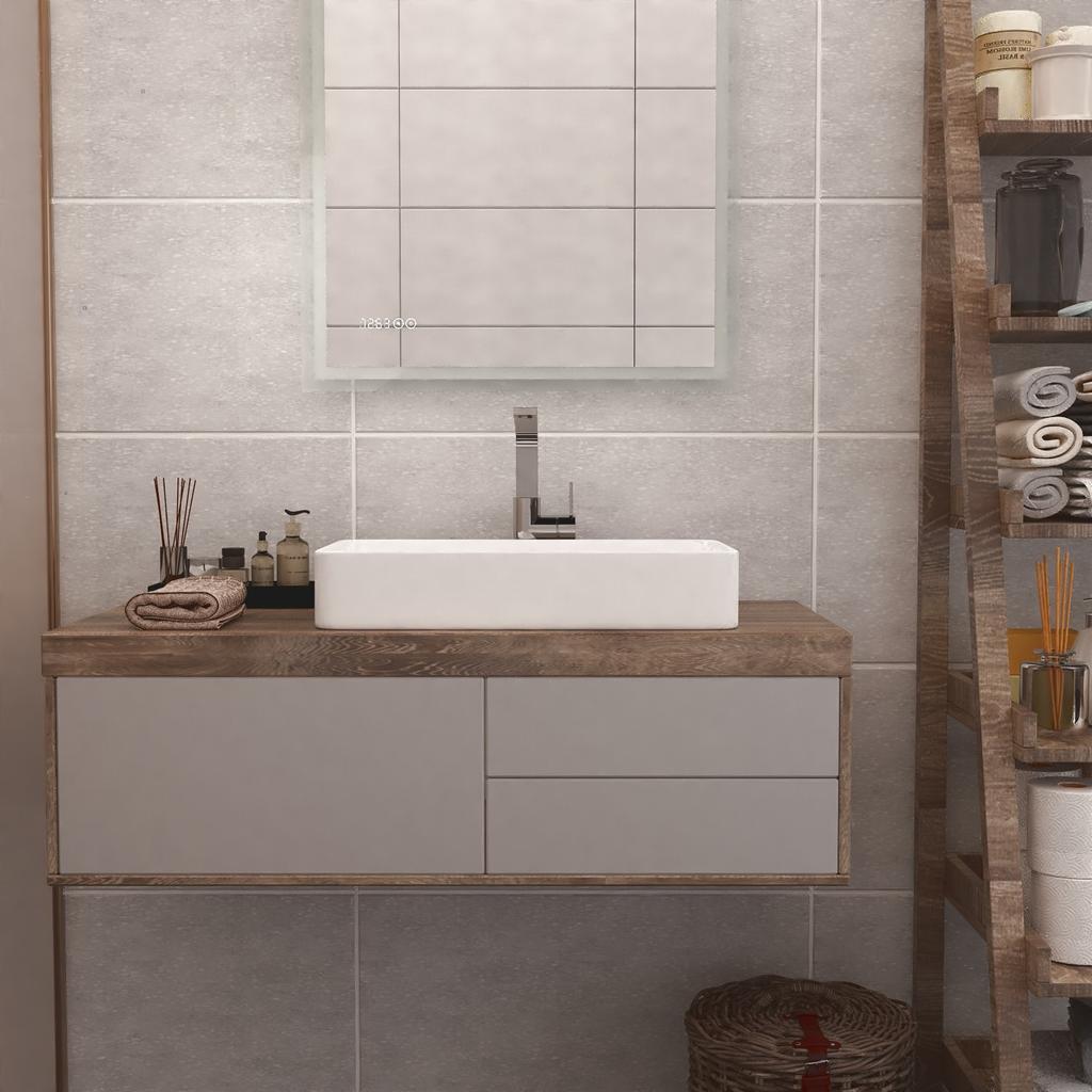 Helmken 48760000 Countertop Washbasin (60x34) White