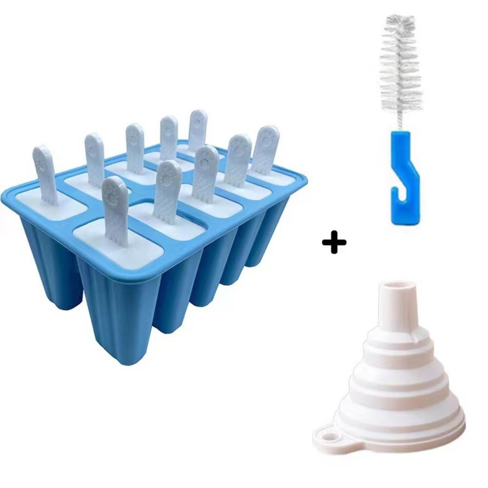 Silicone Popsicle Molds 10/12 Pieces Ice Pop Molds BPA Free Popsicle Mold Reusable Easy Release Ice Pop Maker Popsicle Mould