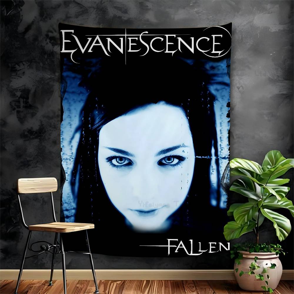 Evanescence Rock Bands Colorful Tapestry Wall Hanging Bohemian Wall Tapestries Mandala Wall Art Decor 74x94cm(29x37in)