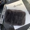 Rex Rabbit Hair Neck Cover Women's Winter Elastic Mesh Scarf Headband Versatile Real Fur Plush Headgear Children's Scarf