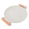 Korean BBQ Grill Pan Anti Stick Versatile Aluminum Stovetop Grill Plate with Handles for Indoor