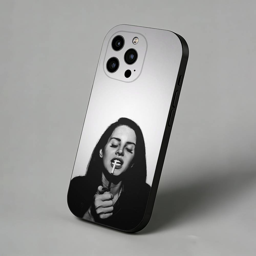 Etui na telefon L-Lana Del Rey S-Singer do iPhone 17 Air 16 Pro Max 16e 15 Plus 14 13 Mini 12 11 Tylna obudowa