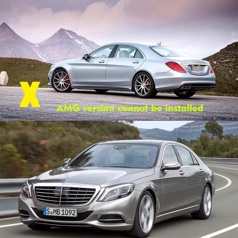 FOR Mercedes Benz S Class W222 S400 S450 S350 S500 Mudguard Fender Mud Flap Guards Splash Mudflaps Car Accessories 4pcs