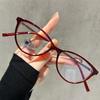 Fashion Anti Blue Light Reading Glasses For Women Cat Eye Reading Glasses Personalized Outdoor Decoration Glasses