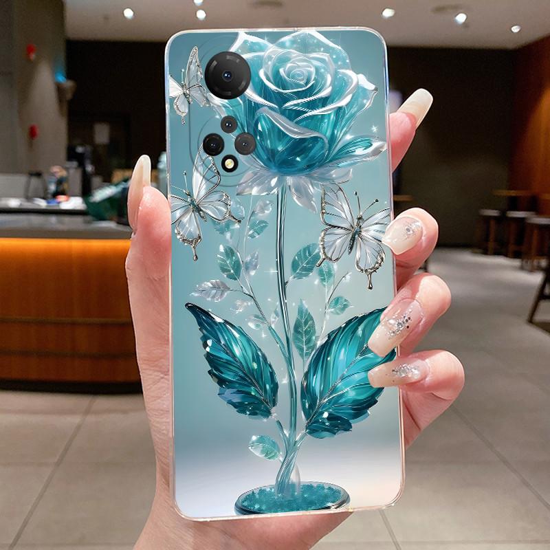 

Casing For Honor X7 CMA-LX2 Case Clear Aesthetic Fashion Butterfly Flowers Soft Back Cover Honor X7 Phone Case CMA-LX1 CMA-LX3 Honor X7