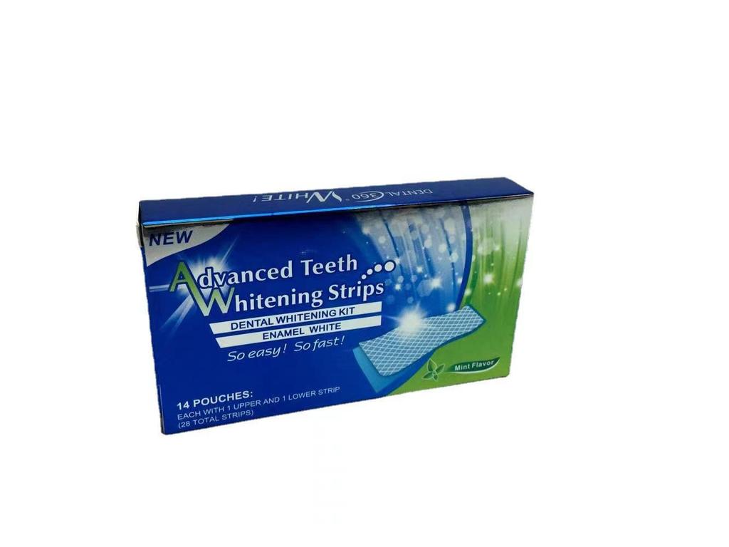 Strisce Sbiancanti Smilekit Scatola Verde Disponibili per la Rimozione delle Macchie e Denti Più Bianchi