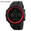Outdoor Fashionable Luminous Sports Electronic Watch Multifunctional Personalized Luminous Men's Student Watch Waterproof Watch