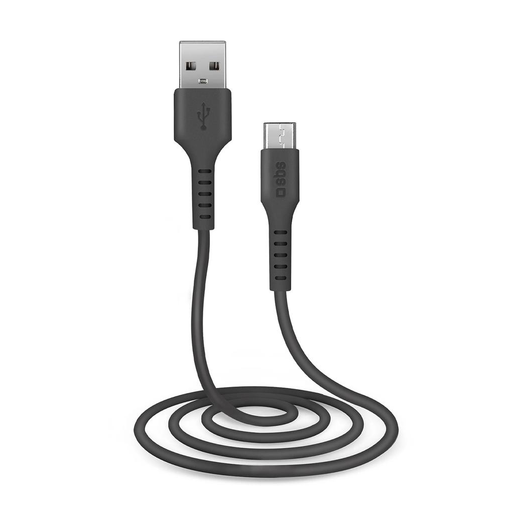 Kabel Sbs Lthl200 Usb-A - Micro-Usb 1M - Czarny