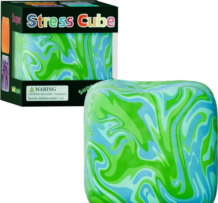 

Blocks, Festive Needoh Nice Cube, Soft Sensory Stress Relief Flexible Pinching Vent Toy for Daily Relaxation Holiday Gift Presents