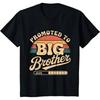 T Shirt Promoted To Big Brother New Born Geschenk Neu Geschwister Bruder Berraschung Vintage Washed Versatile Breathable Soft