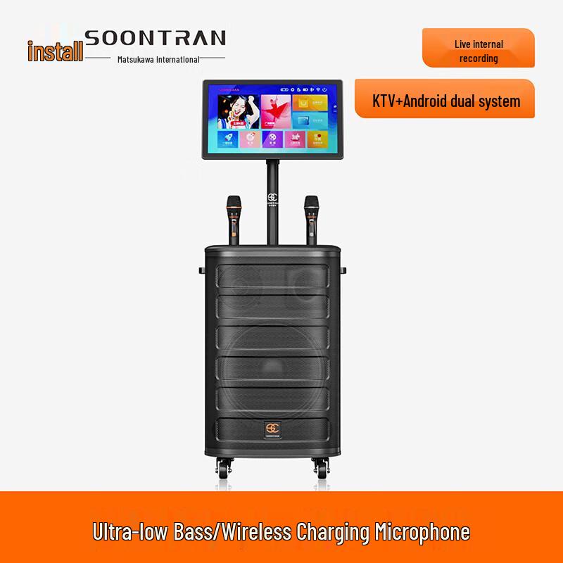 Songchuan Portable Karaoke & PA Speaker with Trolley
