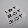ABAU1 1X 1.8T 2.0T 3.0T Car Trunk ABS Badge Emblem For Car Rear Tailgate Fender Door Adhesive Badge for A4 A5 A6 A7 A8 Q3 Q5 Q7