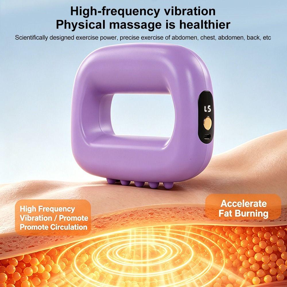 USB Charging Vibration Plate for Lymphatic Drainage Electric Waist Massager  for Weight Loss