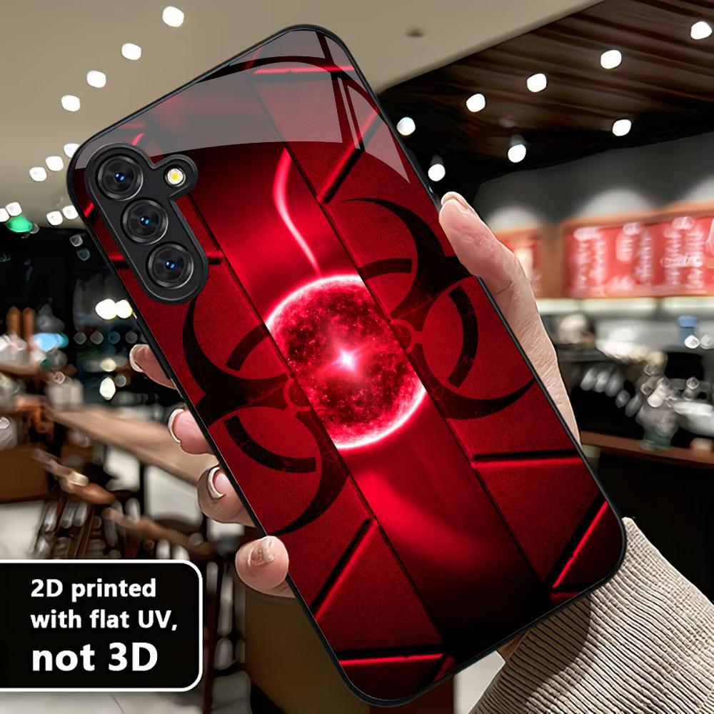Hochwertige Glas-Handyhülle mit dunklem Wind und dämonischer Atmosphäre für Samsung Galaxy S26, S25, S24, S23, S22, S21 FE, Ultra und Plus