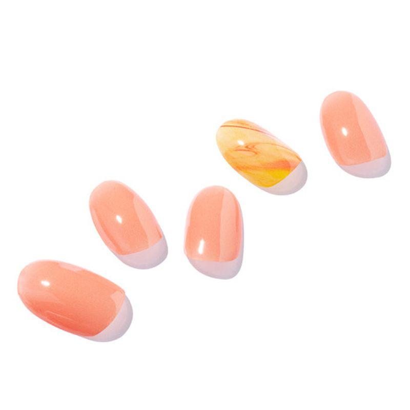 Май Тай Оранжевые Гелевые Ногти