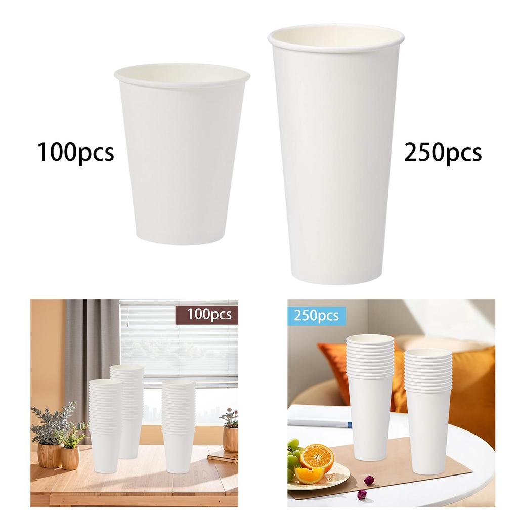 Disposable Coffee Cups Thickened Insulated Durable Eco Friendly Beverage Paper Cup for Milk