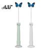 Rechargeable Cat Wand for Exercise Electric Butterfly Wand, Interactive Toy, 360 Spinning Self-Play Toys Kittens with 2 Modes, Suction Cup Base,
