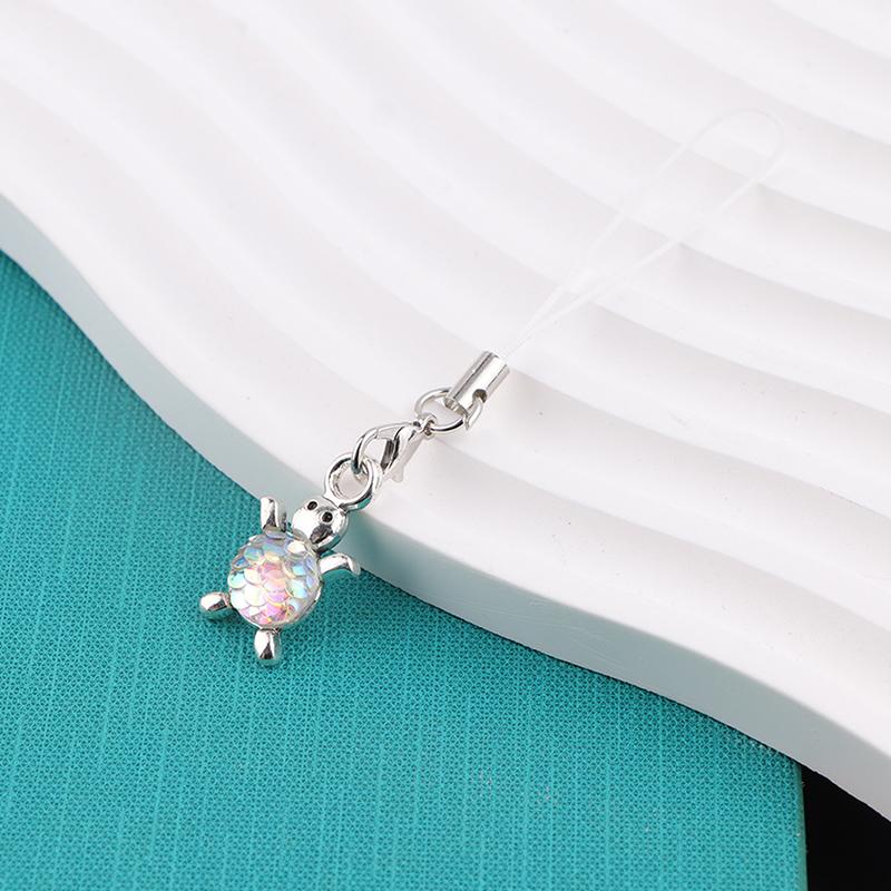 Anti Loss Mini Fish Scale Turtle Mobile Phone Strap Chain Pendants Bag Hangings Decoration