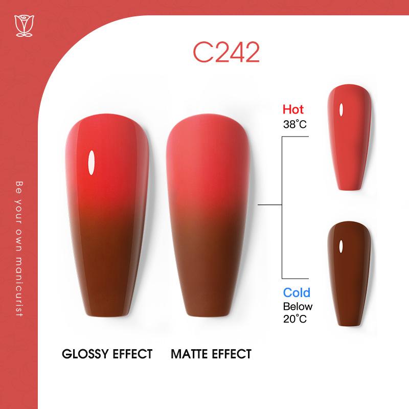 Temperature Change Nail Polish Glue Solid Color Nail Polish Gradual Change Nail Polish Glue Phototherapy Glue Nail Salon Special