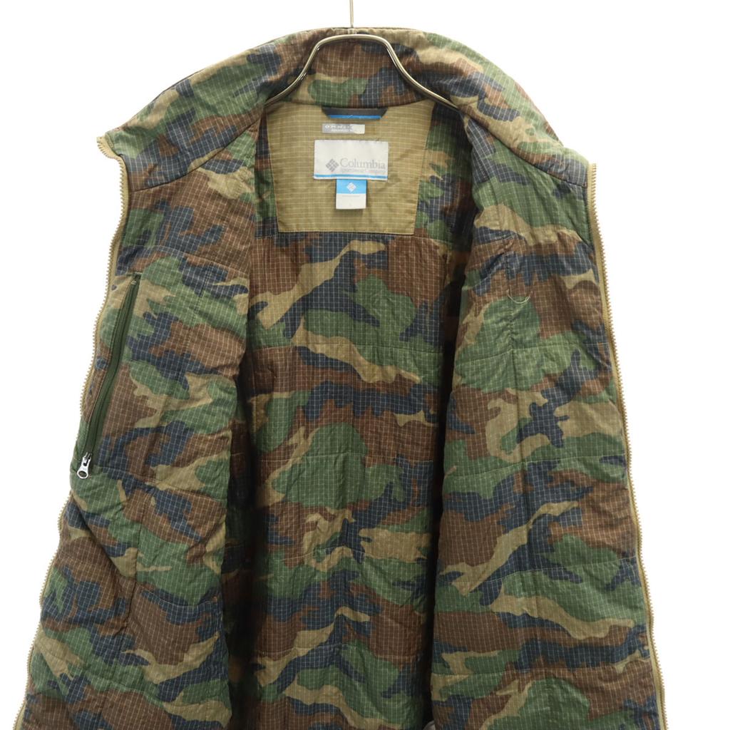 Columbia Batting Jacket L Beige Outdoors Men's Used