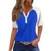 Women's T Shirt Tee Print Button Raglan Sleeve Daily Weekend Fashion Basic V Neck Regular Top