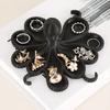 Octopus Jewelry Storage Tray with 8 Compartments Multi-purpose Necklaces Rings Earrings Trinket Organizer Holder Serving Tray Decoration