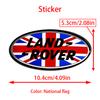 86mm 104mm Car Front Grille Logo For Land Rover Discovery Range Rover Evpque Defender 4 Velar Freelander Trunk Badge Accessories pzcr2