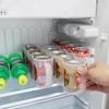 4 Holes Beer Can Organizer Fridge Soda Drink Bottle Holder Refrigeration Kitchen Storage Box Space-saving Kitchen Accessories