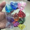 10Pcs Big Heart Shaped Acrylic Diamond Gems Jewels Pirate Treasure Chest Hunt Party Favors For Kids Birthday Halloween Gifts