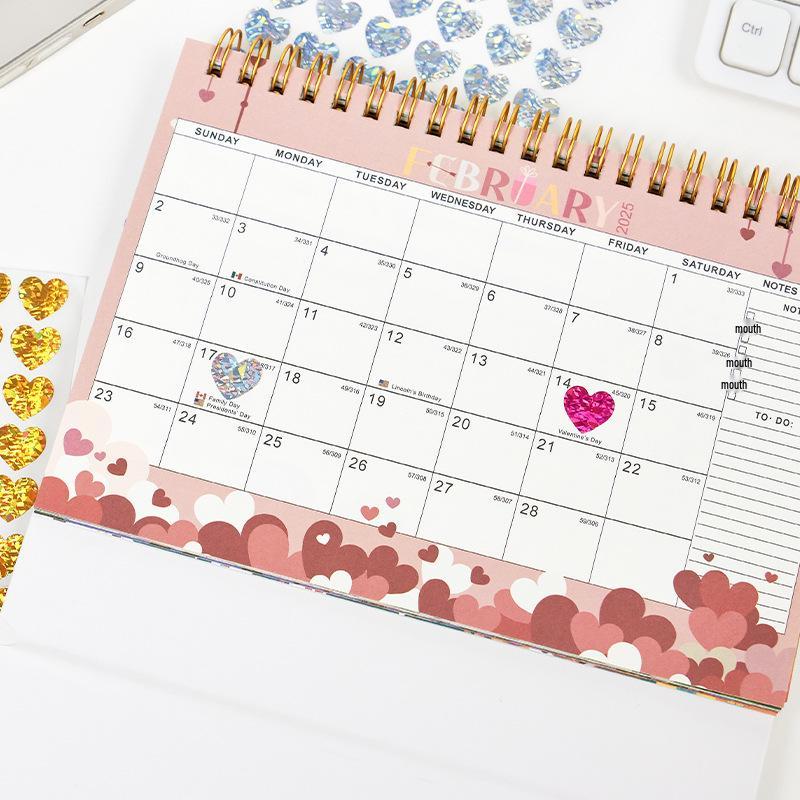 Valentine's Day Laser Heart Self-Adhesive Stickers for DIY Decorations