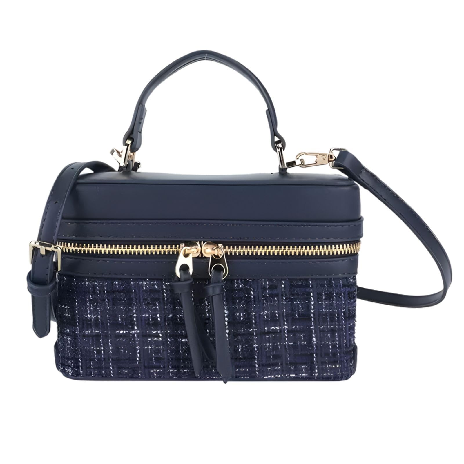 

Harujio Vanity Bag, Tweed Shoulder Bag, Mini Bag, Women s, Cute, Mini Shoulder Bag, Vanity Pouch, Party Bag, Small Makeup Pouch, Bag, Available in