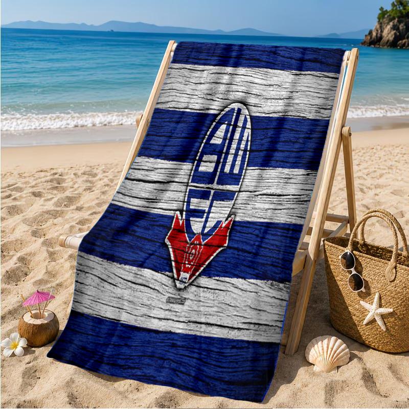 Bolton Wanderers Crest Design Beach Towel Microfiber Beach Towel, Lightweight and Quick-Dry, for Summer Travel, Swimming Pool Fan Birthday Gift