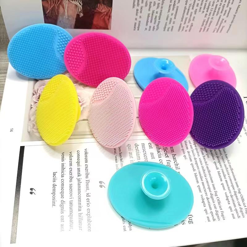 Perii de curățare a feței Tampă de curățare cu gel de silice Spălarea feței Perie de exfoliere pentru piele Instrument de curățare cu ventuză Perie de curățare