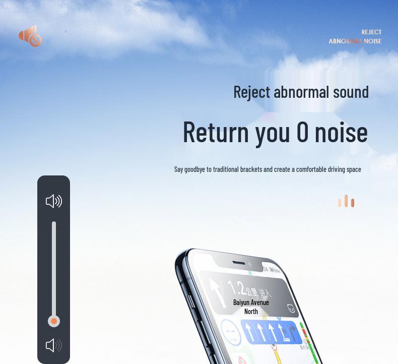 Metal Dual-Folding Dashboard Car Navigation Phone Holder