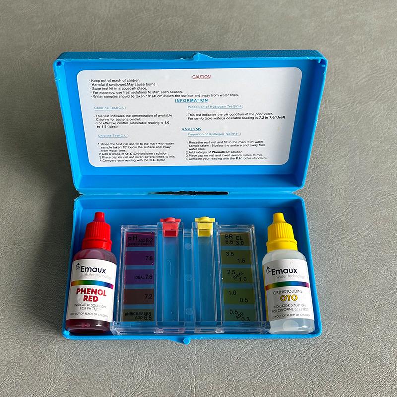 

Emaux Yiwanshi Swimming Pool pH & Chlorine Test Kit - OTO/PH Water Quality Detection